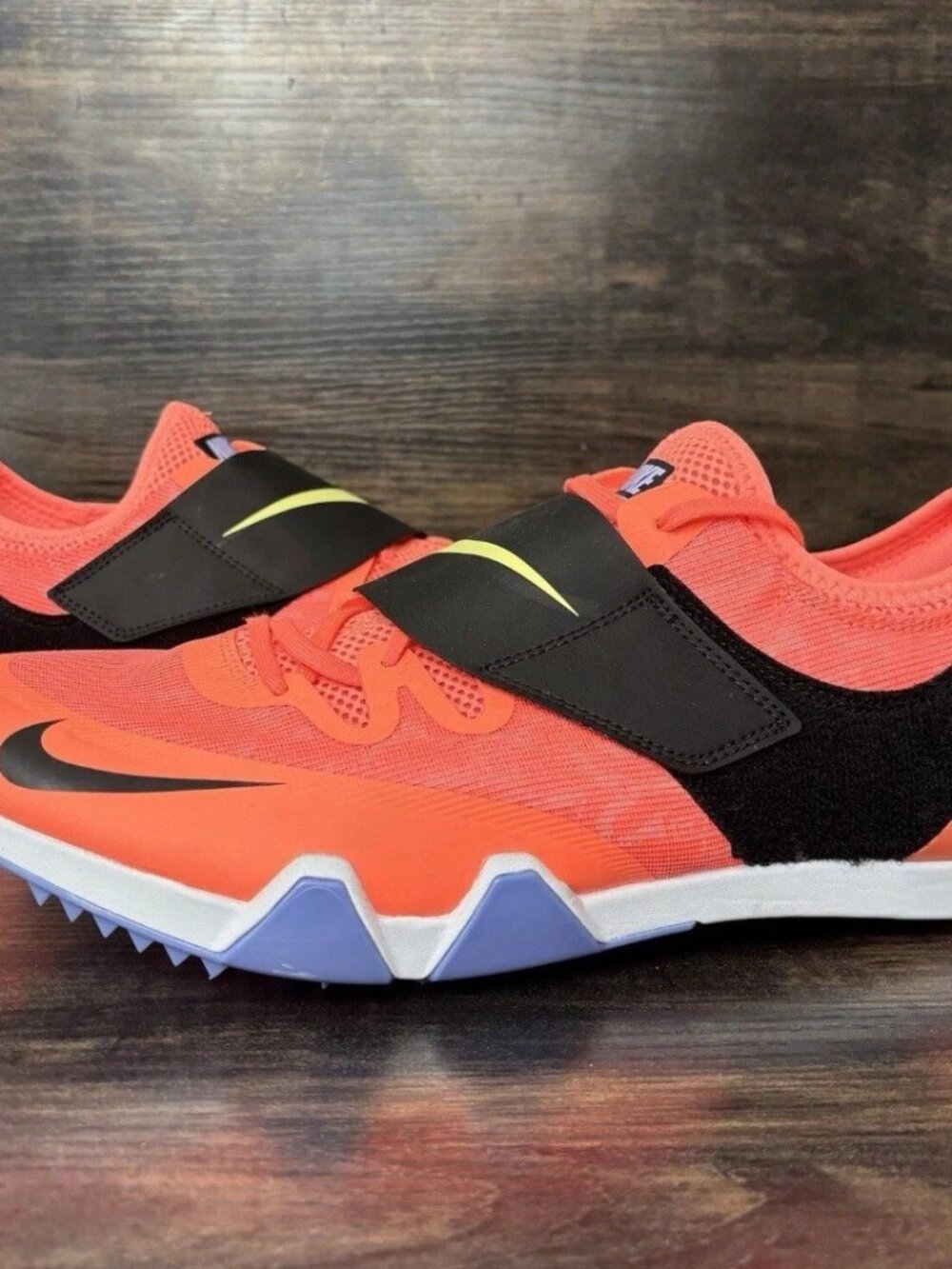 Nike Pole Vault Elite Track Spikes Mango AA1204-800 Men's Size 13